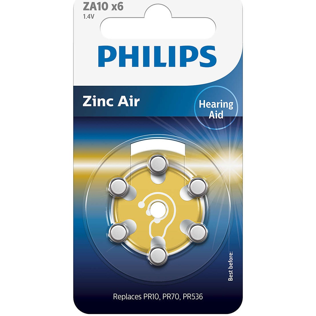 Set baterii Philips pentru aparate auditive 1